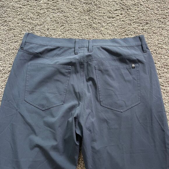 Travis Mathew Open To Close Tech Chino Pants Performance Blue Mens 36 (36x32) - Picture 4 of 8